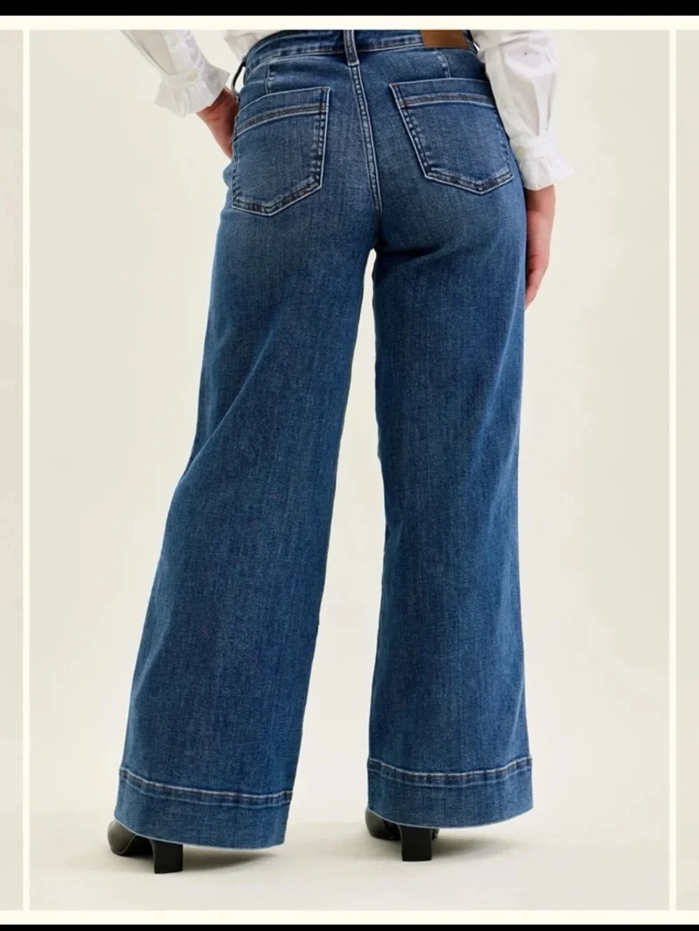 Judy Blue Lux Retro Wide Trouser Jeans size 9/29 - Picture 7 of 12